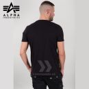 Alpha Industries Tričko Nasa Reflective T black