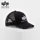 Alpha Industries Šiltovka  Basic Trucker Cap black