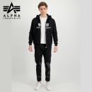 Alpha Industries Mikina Basic Zip Hoody black