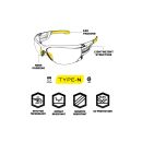 Mechanix Vision Type-N Clear ochranné okuliare VNS-10AA-PE