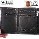 Peňaženka kožená WILD Things Only 5502 RFiD black