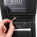 Peňaženka kožená WILD Things Only 5502 RFiD black