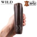 Peňaženka kožená WILD Things Only 5504-1 RFiD dark brown