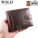 Peňaženka kožená WILD Things Only 5504-1 RFiD dark brown