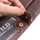 Peňaženka kožená WILD Things Only 5504-1 RFiD dark brown