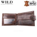 Peňaženka kožená WILD Things Only 5504-1 RFiD dark brown