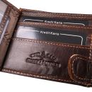 Peňaženka kožená WILD Things Only 5504-1 RFiD dark brown