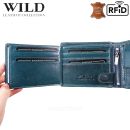 Peňaženka kožená WILD Things Only 5501 RFiD tyrkys