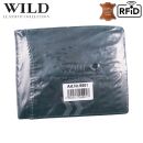 Peňaženka kožená WILD Things Only 5501 RFiD tyrkys