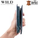 Peňaženka kožená WILD Things Only 5501 RFiD tyrkys