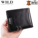 Peňaženka kožená WILD Things Only 5504-1S RFiD black