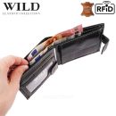 Peňaženka kožená WILD Things Only 5504-1S RFiD black