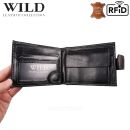 Peňaženka kožená WILD Things Only 5504-1S RFiD black