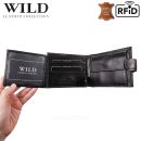 Peňaženka kožená WILD Things Only 5504-1S RFiD black