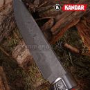 Damaškový nôž Mountain King Damascus knife Full Tang Kandar N359