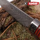 Damaškový nôž Mountain King Damascus knife Full Tang Kandar N359