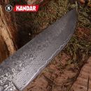 Damaškový nôž Mountain King Damascus knife Full Tang Kandar N359