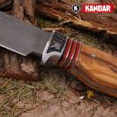 Damaškový nôž Mountain King Damascus knife Full Tang Kandar N359