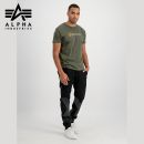 Alpha Industries Tričko Alpha Label T dark olive