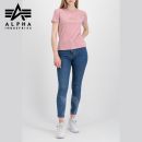 Alpha Industries Tričko Crystal T Wmn silver pink