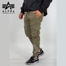 Alpha Industries Nohavice Cotton Twill Jogger olive