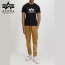 Alpha Industries Nohavice Cotton Twill Jogger khaki