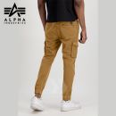 Alpha Industries Nohavice Cotton Twill Jogger khaki