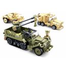 Obrázok 1. Stavebnica SLUBAN Army M38-B0812 vojenské vozidlá