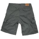 Yakuza Premium šortky cargo shorts 3850 tmavosivé