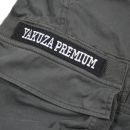 Yakuza Premium šortky cargo shorts 3850 tmavosivé