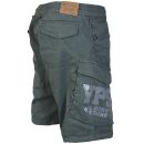 Yakuza Premium šortky cargo shorts 3851 tmavosivá