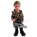 Soldier w Gatling Gun soška vojaka 29cm