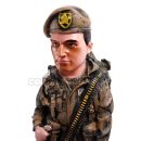 Soldier w Gatling Gun soška vojaka 29cm