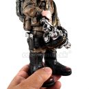 Soldier w Gatling Gun soška vojaka 29cm