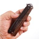 DAMASCUS Fine Wood Motýlik zatvárací nôž 02255