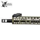 Airsoft  Delta Armory FREYA R15 gen.2 skeleton13", oliv