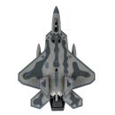 Model F-22 RAPTOR US Airforce 1:100 Die-Cast