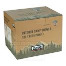 Outdoor Camp Solárna sprcha 12L + pumpa Solar Shower Fosco