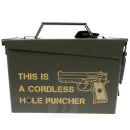 Obrázok 2. Kovový Ammo Box Cal. 30mm Hole Puncher
