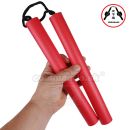 Obrázok 1. Nunčáky tréningové 29cm RED NINJA Nunchaku