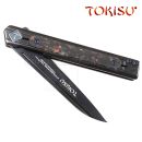 Obrázok 1. TOKISU BRIGHT BLACK STEEL Carbon zatvárací nôž 25021