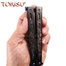 Obrázok 8. TOKISU Motýlik Balisong Black Titanium 02259 7Cr17Mov