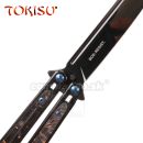 Obrázok 4. TOKISU Motýlik Balisong Black Titanium 02259 7Cr17Mov