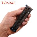 Obrázok 9. TOKISU Motýlik Balisong Black Titanium 02259 7Cr17Mov