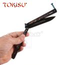 Obrázok 6. TOKISU Motýlik Balisong Black Titanium 02259 7Cr17Mov