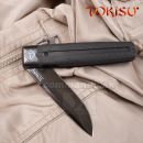 Obrázok 3. TOKISU D2 DROP Point zatvárací nôž 25018 CNC Titanium