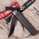 Obrázok 2. TOKISU D2 DROP Point zatvárací nôž 25018 CNC Titanium