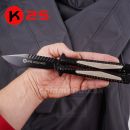 Obrázok 9. Balisong motýlik K25 Titanium Coated Mikarta Insertion 02258