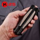 Obrázok 12. Balisong motýlik K25 Titanium Coated Mikarta Insertion 02258