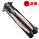 Obrázok 3. Balisong motýlik K25 Titanium Coated Mikarta Insertion 02258